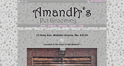 Desktop Screenshot of amandasgrooming.com